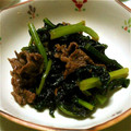 junjun2002's cooksnap of when they made 簡単☆大根葉と牛肉のオイスターソース炒め.