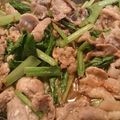 心希っこ's cooksnap of when they made プレ農家めし◆小松菜と豚肉の塩麹炒め.