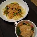 つーやんやん's cooksnap of when they made トマト&ねばねばうどん*離乳食取分ok.