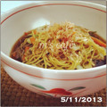 mcafe7372's cooksnap of when they made 和風つゆで食べるあっさりソース焼きそば.