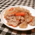 narimimama's cooksnap of when they made ●大根・豚バラ炒め●　.