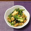 サキック's cooksnap of when they made 小松菜と厚揚げのピリ辛味噌炒め♡.