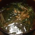 masaba's cooksnap of when they made ♬水菜とシーチキンのスープ♬.