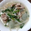 ミリーモリーマンデー's cooksnap of when they made とうがんのチゲ風お味噌汁.