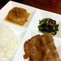 豆乳pudding's cooksnap of when they made 椎茸とほうれん草のオリーブオイルソテー.