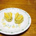 うっどすとっく★'s cooksnap of when they made ♡うさぎちゃん♡スイートポテト♡.