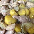 ♪まるえ's cooksnap of when they made 栗とチキンのお酒煮.