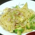かおりんごぬ's cooksnap of when they made ベーコンとアボカドのまろやかパスタ.