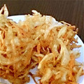 ガチャピン0321's cooksnap of when they made 玉ねぎ・エビのサクッとかき揚げ～♪.