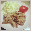 ユカリん。's cooksnap of when they made 我が家の生姜焼き♪その2（定食屋さん風）.