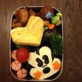 rin1204's cooksnap of when they made キャラ弁☆ミニー☆.