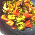 chiharu_swan's cooksnap of when they made トマらない！ゴーヤと塩昆布のサラダ.