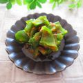 まろんかふぇ's cooksnap of when they made シリコンスチーマーでピーマンの麺つゆ煮.