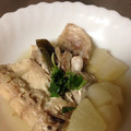 アビヨン's cooksnap of when they made あっさり白だしで鰤と蕪のアラ煮.