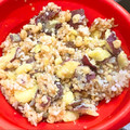 aozora＊'s cooksnap of when they made 丸ごと一本。さつまいもの炊き込みご飯.