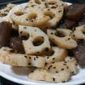 雪ん子ぶた's cooksnap of when they made サクサク蓮根のごま油炒め塩七味和え.