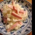 mfly's cooksnap of when they made 大根とハムのサラダ.