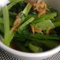 きてぃちゃん８８'s cooksnap of when they made 旬の小松菜で桜えびソテイー.