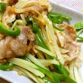 みずたぬき's cooksnap of when they made じゃがいもとピーマンの豚肉ピリ辛炒め.