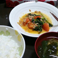 あおにゃ☆'s cooksnap of when they made 簡単！さっぱり小松菜ツナトマト炒め.