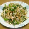 にゃこパンチ's cooksnap of when they made ほうれん草ともやしたまご炒め.