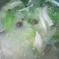 ゆうたけんと's cooksnap of when they made ふわふわ卵とレタスのスープ.