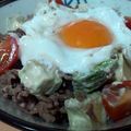 iiixiii's cooksnap of when they made ☆甘辛ミンチとアボカドのワサビマヨ丼☆.