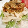 mako811's cooksnap of when they made 鶏胸肉で蒸し鶏～ネギソースがけ～.