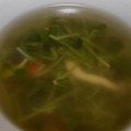 fu♪♪'s cooksnap of when they made 10分で完成♪豆苗とハムのコンソメスープ.