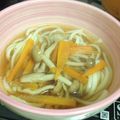 yasukota's cooksnap of when they made 冷凍うどん&鍋ひとつ！鶏肉根菜うどん♡.
