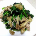ne-ne's cooksnap of when they made 舞茸と小松菜の炒め物.