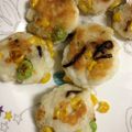 naxaaaaaさん's cooksnap of when they made 味付けいらず♬かわいい枝豆はんぺん焼き♡.