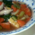 Qoo9's cooksnap of when they made 小松菜のあんかけだし巻き卵.