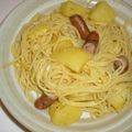 あーふぇ's cooksnap of when they made 新じゃがとふんわり卵のパスタ.