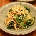 shiratori's cooksnap of when they made 豆腐千絲のあえもの.