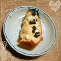 komugiko4's cooksnap of when they made レーズンチーズトースト.