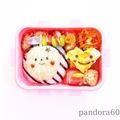 pandora607's cooksnap of when they made 簡単♡小さなりんごちゃん♪キャラ弁.