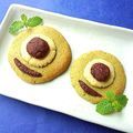 カルン's cooksnap of when they made モンスターズインク-マイクのクッキー.