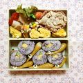 komutatata's cooksnap of when they made キャラ弁☆海苔巻きでかたつむり.