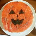 リノサク's cooksnap of when they made ハロウィン おばけ寿司.