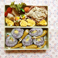 komutatata's cooksnap of when they made ゆかりと胡麻の海苔巻き.