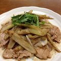 YUKIKI☆'s cooksnap of when they made 豚ごぼうソテー★魚醤バルサミコ.