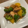 kotokoto20's cooksnap of when they made 鶏モモ肉とピーマンの甘辛酢炒め.