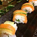 ぇぃchan｡'s cooksnap of when they made サーモンとキュウリの巻き寿司.