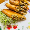 kinniko's cooksnap of when they made ✽もやしと春雨の簡単春巻き✽.