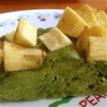 三毛三毛's cooksnap of when they made レンジで楽チン♪緑のさつまいも蒸しパン.