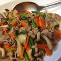 xxmiaxx's cooksnap of when they made 豚肉、大蒜の芽のオイスターソース炒め.