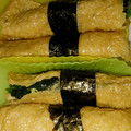 nekowahaha's cooksnap of when they made お弁当のおかず　ほうれん草の稲荷巻き.