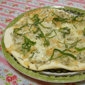 赤い電話's cooksnap of when they made しらすとわさびの和風ピザ.
