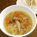 たいちまん's cooksnap of when they made 春キャベツとごぼうのスープ.
